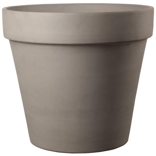 Pot de jardin en terracotta - GRAFITE :  01-J - Deroma - rond / conique
