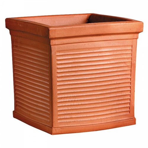 Pot de jardin en terracotta - COTTO : 55 - Deroma - carré