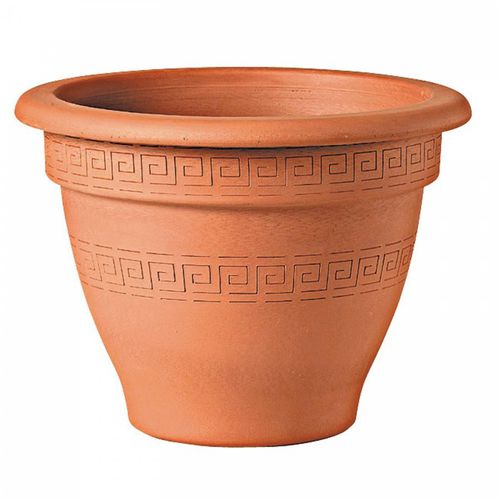 Pot de jardin en terracotta - MINI SUN : 4 - Deroma - rond / conique