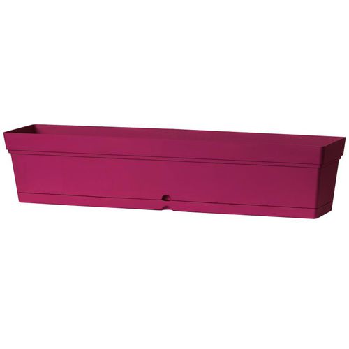 Pot de jardin en plastique - SAMBA : 9BN  - Deroma - rectangulaire