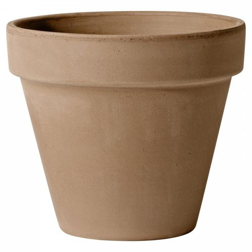 Pot de jardin en terracotta - MOKA : 1-C - Deroma - conique / rond
