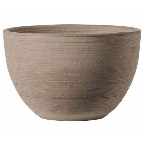 Pot de jardin en terracotta - PRIMITIVO GRAFITE : 70M-J-08  - Deroma - rond
