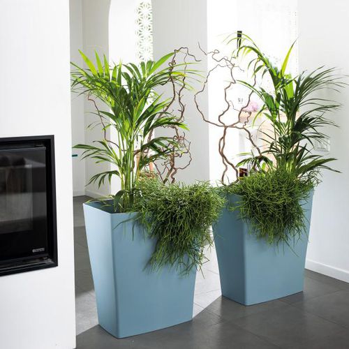 Pot de jardin en plastique - REVERSO : 9BW - Deroma - trapézoïdal