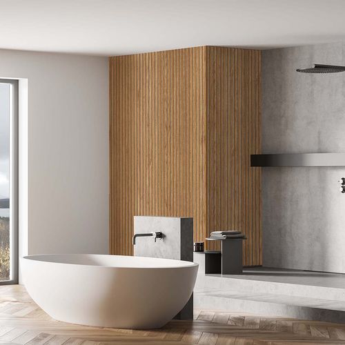 Panneau acoustique pour mur - LAMELLOW SPA - Gustafs Scandinavia AB - pour plafond / en placage de bois / en feutre