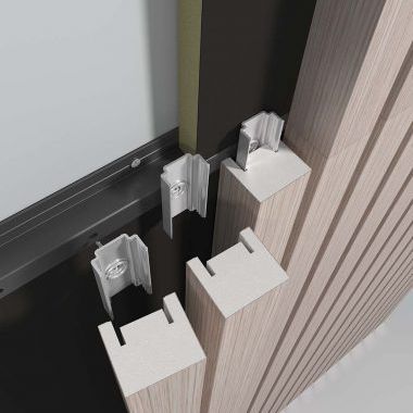 Profilé en aluminium - LINEAR RIB - Gustafs Scandinavia AB - avec section symétrique / de bardage / pour mur