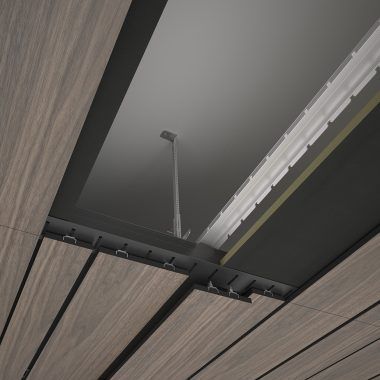 Système de fixation aluminium - LINEAR PLANK - Gustafs Scandinavia AB - pour panneaux / pour plafond / pour intérieur
