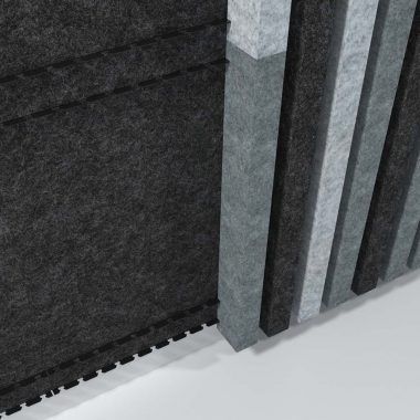 Profilé en aluminium - FELTFON - Gustafs Scandinavia AB - en U / pour revêtement de façade / pour mur