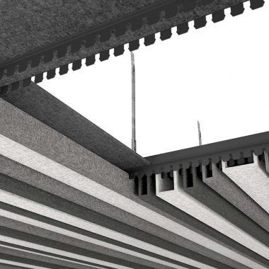 Système de fixation aluminium - FELTFON - Gustafs Scandinavia AB - pour panneaux / pour plafond / pour intérieur
