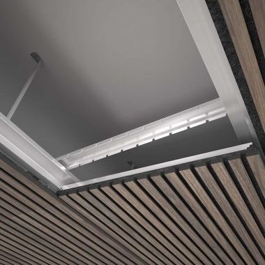 Système de fixation aluminium - LAMELLOW T24 - Gustafs Scandinavia AB - pour panneaux / pour faux-plafond / pour intérieur