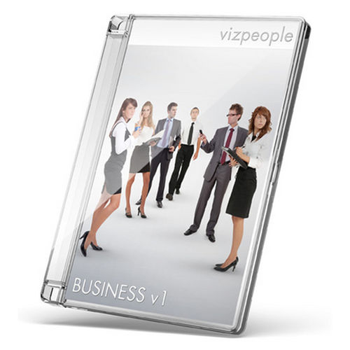 Bibliothèque d'objets 2D/3D - BUSINESS V1 - VizPeople Cut Out people