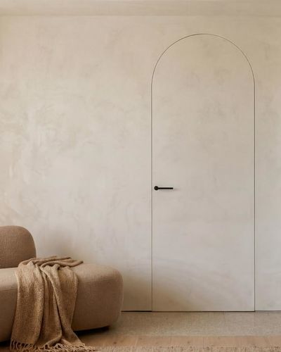 Encadrement de portes en bois - INVISIDOOR ARCHED - ARLU - invisible / encastré