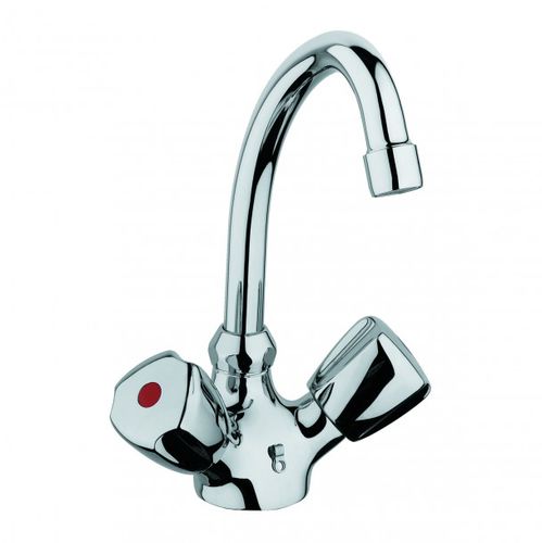 Mélangeur de vasque - STANDARD - KLUDI - à poser / thermostatique / en métal chromé