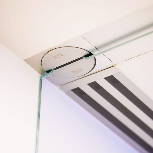 Automatisme de fermeture pour porte - DORMA VISUR - Glas Expert - battant