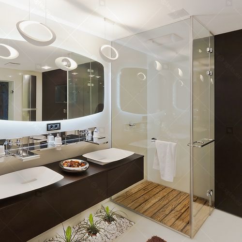 Paroi de douche battante - Glas Expert - fixe / d'angle / en niche