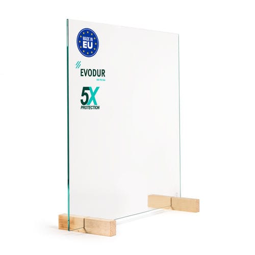 Hygiaphone sur comptoir - Glas Expert - en verre trempé / anti-contagion / professionnel