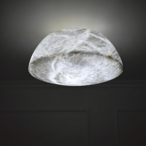 Plafonnier contemporain - ELIOT - Atelier-alain-ellouz - rond / en albâtre / à LED