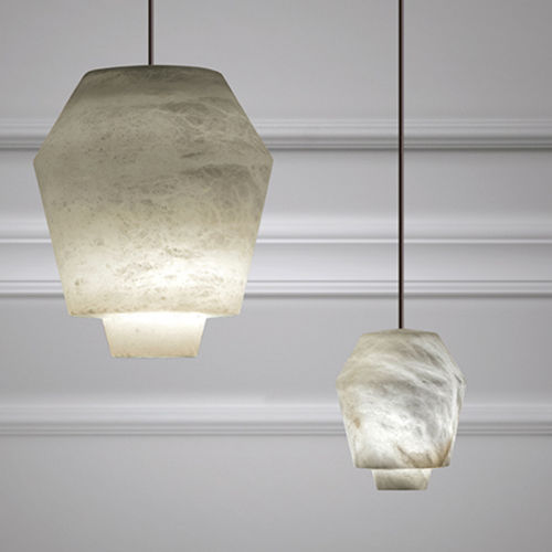 Suspension - ALIX - Atelier-alain-ellouz - en albâtre / contemporaine / d'intérieur
