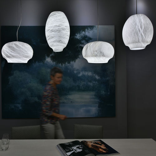 Suspension - CAMILLE - Atelier-alain-ellouz - en albâtre / contemporaine / d'intérieur