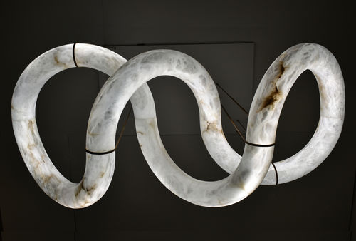 Suspension - INFINITY 12 - Atelier-alain-ellouz - en albâtre / contemporaine / d'intérieur