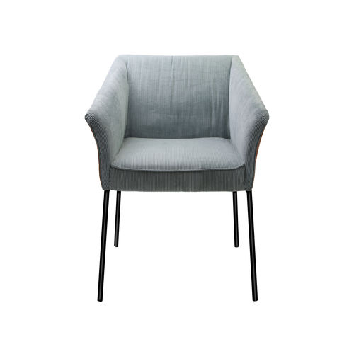 Chaise contemporaine - MILO - KFF - d'intérieur / en tissu / avec piètement en métal