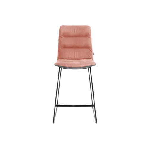 Chaise de bar contemporaine - ARVA-LIGHT - KFF - d'intérieur / en tissu / en cuir
