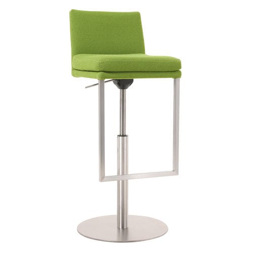 Chaise de bar contemporaine - TEXAS - KFF - d'intérieur / en tissu / en cuir