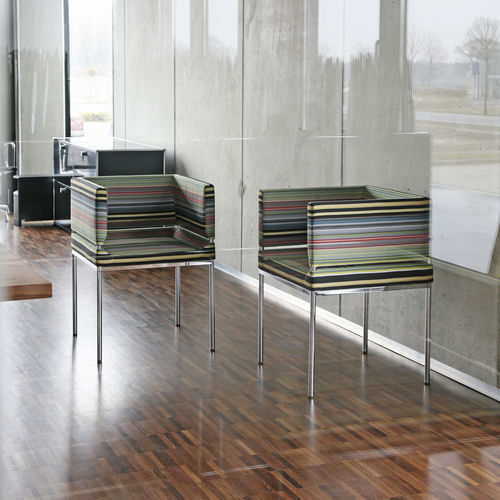 Chaise visiteur contemporaine - FM - KFF - en feutre / tapissée / professionnelle