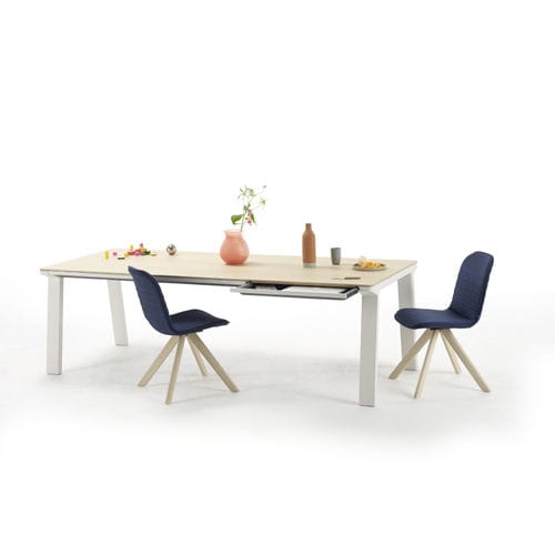 Table à manger contemporaine - DRAWER - Arco - en bois / rectangulaire / résidentielle