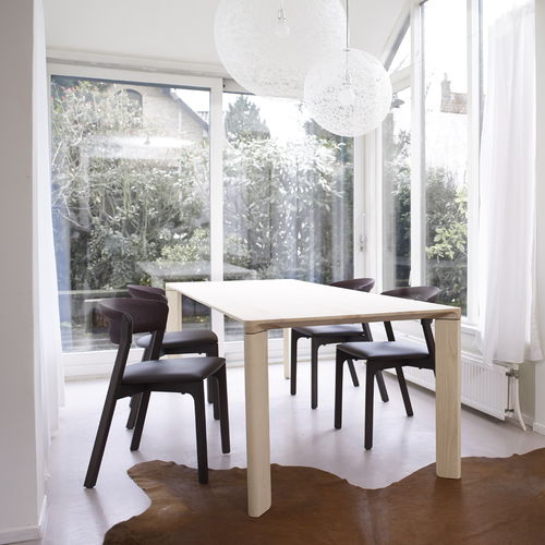Table contemporaine - JOY GAMMA - Arco - en bois / rectangulaire