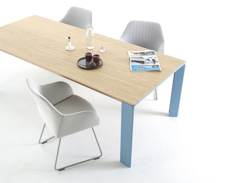 Table à manger contemporaine - BRANCH - Arco - en bois / en acier / rectangulaire