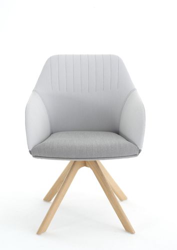 Chaise contemporaine - EASE - Arco - d'intérieur / en chêne / en tissu