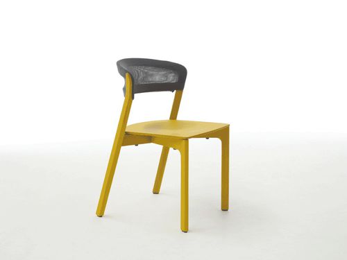 Chaise contemporaine - CAFE - Arco - d'intérieur / en bois / empilable
