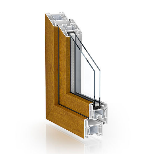 Fenêtre en verre - STANDARD - Trocal - en PVC / coulissante / à triple vitrage