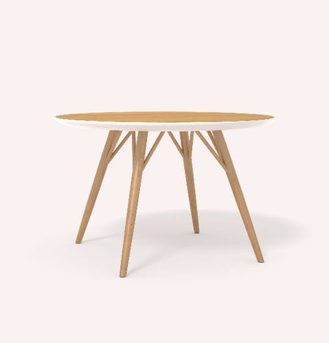 Table à manger contemporaine - THALIS - COCO-MAT - en chêne / ronde / résidentielle