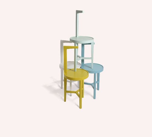 Table d'appoint contemporaine - XANTHIPPI - COCO-MAT - en bois / ronde / résidentielle