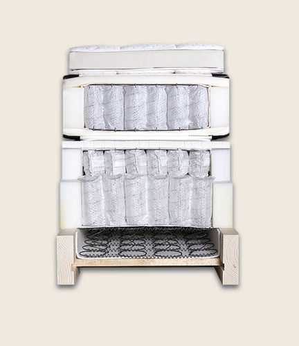 Matelas double - VENUS - sensi-scandia.com - à ressorts ensachés / 160x200 cm / 80x200 cm