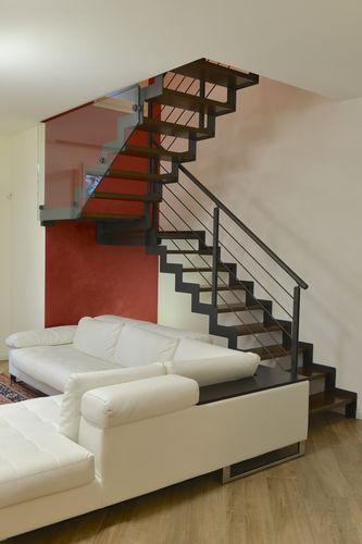 Escalier droit - PLANA POP - TECNOSCALE - quart tournant / demi-tournant / hélicoïdal