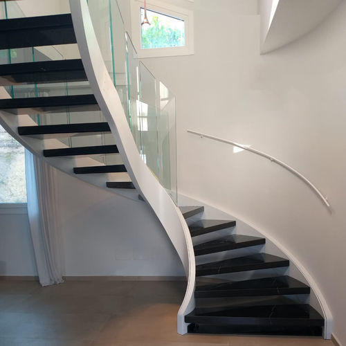 Escalier hélicoïdal - TECNOSCALE - circulaire / à marches en chêne / à marches en hêtre