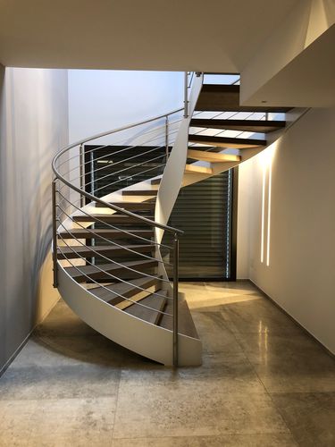 Escalier en colimaçon - ELICA - TECNOSCALE - à marches en chêne / à marches en hêtre / à marches en métal