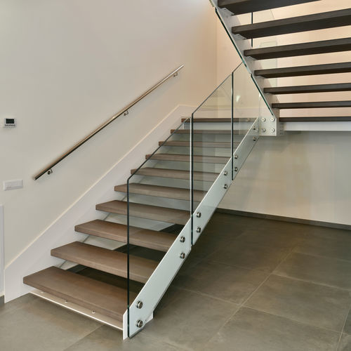 Escalier droit - PLANA  - TECNOSCALE - quart tournant / demi-tournant / circulaire