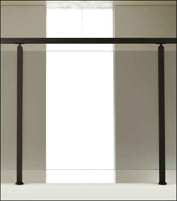 Garde-corps en verre - FLEXY/FLEXY INOX - TECNOSCALE - à panneaux / d'intérieur / pour balcon