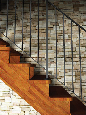 Garde-corps en métal - CLASSICA - TECNOSCALE - à barreaux / d'intérieur / pour escalier