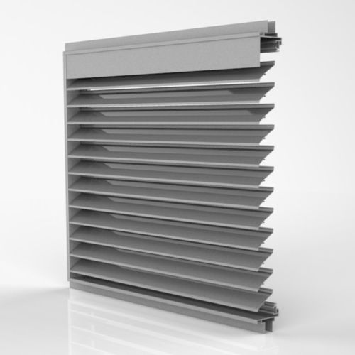 Grille de ventilation en aluminium - DUCOGRILLE CLASSIC F 50HP - Duco - rectangulaire / d'extérieur / pour châssis