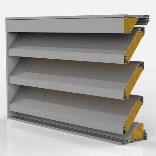 Grille de ventilation en aluminium - DUCOGRILLE N 150 - Duco - rectangulaire / d'extérieur / pour façade