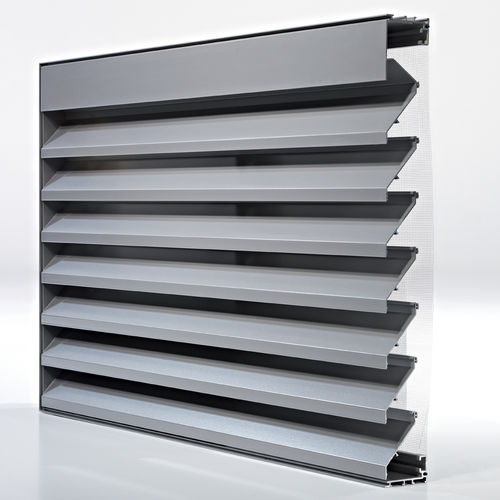 Grille de ventilation en aluminium - DUCOGRILLE CLASSIC N 50Z - Duco - rectangulaire / d'extérieur / pour façade