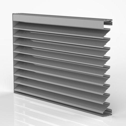 Grille de ventilation en aluminium - DUCOGRILLE CLASSIC N 50HP - Duco - rectangulaire / d'extérieur / pour façade