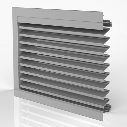 Grille de ventilation en aluminium - DUCOGRILLE CLASSIC G 45HP - Duco - rectangulaire / d'extérieur / pour façade