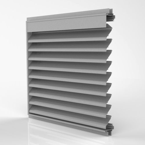 Grille de ventilation en aluminium - DUCOGRILLE CLASSIC F 50S - Duco - rectangulaire / d'extérieur / pour châssis