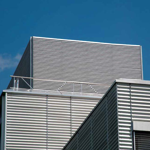 Bardage en panneaux - DUCOWALL ACOUSTIC W 75Z/L - Duco - en aluminium / nervuré / isolant