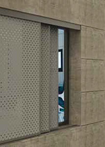 Volet pliant - DUCOSLIDE SLIMFRAME PERFO - Duco - en aluminium / pour fenêtre